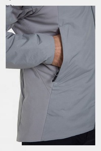Chaqueta Cortavientos Impermeable para Hombre, con Capucha, Ligera, Transpirable, con Logotipo Personalizado, para Viajes al Aire Libre - Product Image 3