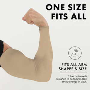 Mangas de Compresión para Brazos con Diseño Nuevo, Logotipo Personalizado, Ajuste Ajustable, Color Sólido, Antideslizantes, de Alta Calidad, para Béisbol - Product Image 4