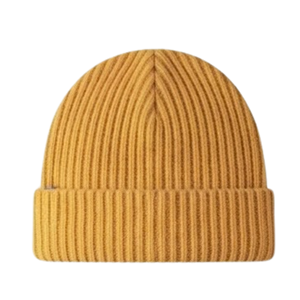Gorro de punto térmico con forro polar, ajustable, cortavientos, cálido para invierno, estilo holgado, con diseño rasgado, para hombre y mujer, para correr, senderismo y esquí - Product Image 1