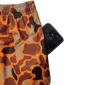 Shorts de sport pour homme en tissu mesh respirant de haute qualité, camouflage, basketball, 100% polyester, avec poche, taille élastique, séchage rapide - Product Image 4