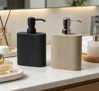 Distributeurs de savon en résine de couleur personnalisée, écologiques, pour la maison et les salles de bain d'hôtel