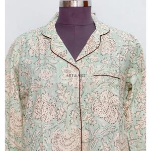 Vestidos Casuales Bohemios para Mujer, Hechos a Mano, Estampados con Flores, Cuello en V, Manga Larga, Midi, Transpirables, Ecológicos, Lavables, Cintura Natural - Product Image 3