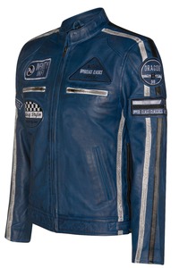 Blouson de motard en cuir véritable pour homme – Veste décontractée en cuir de qualité supérieure – Service d'échantillons direct usine disponible - Product Image 6