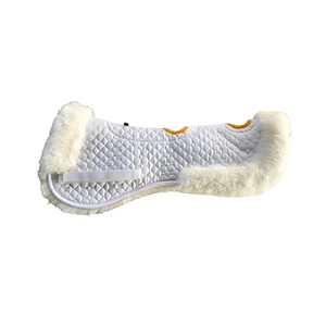Tapis de selle antidérapant en velours respirant et absorbant l'humidité pour chevaux, coussin ergonomique personnalisé en soie satinée douce - Product Image 4
