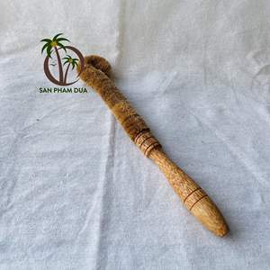 Cepillo de limpieza ecológico de fibra de coco NATURAL, estropajo redondo de cocina, estera de coco hecha a mano, superventas - Product Image 2