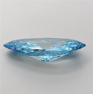 Superbe diamant bleu taille marquise de 7 carats, rare et de couleur fantaisie, diamant en vrac de forme navette pour les créations de joaillerie de luxe sur mesure - Product Image 6