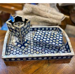 Haute Qualité 2024 Nouveaux Modèles Nacre Bakhoor Brûleur Avec Plateau Et Boîte Avec Des Couleurs Vertes Disponibles Au Prix De Gros - Product Image 4