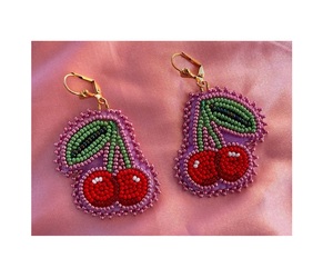 Colorful Beaded <b>Key</b> Ring With Metal Ring Lightweight Handmade Product Beaded Keychain For Home House Hold Keyring - Product Image 1