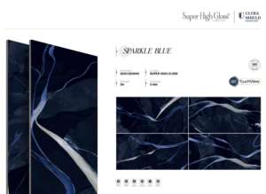 กระเบื้องพอร์ซเลนซูพีเรียร์ไชน์ ขนาด 800x1600 1200x1800 750x1500 มม. ออกแบบมาเพื่อเติมเต็มความสว่างทันสมัยในสภาพแวดล้อมทางสถาปัตยกรรม - Product Image 3