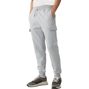 Pantalones Deportivos Grises para Mujer, Cintura Media, Cordón Ajustable, Elásticos, Hasta la Rodilla, Casuales, Ajustados, Estampados, de Algodón, para Invierno - Product Image 2