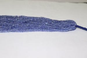 Nouvelle arrivée Tanzanite facettes Rondelle perles 3-4 MM perles brins pour la fabrication de bijoux - Product Image 3