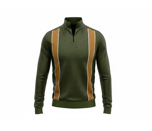 Long Sleeve Sublimation Quarter Zip Jacket Manufacturer <b>Men</b> Women Youth Sportswear Quick Dry Team <b>Pullover</b> - Product Image 5
