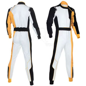 Combinaison de course automobile professionnelle pour pilotes, respirante, légère, en polyester/nylon, personnalisable, idéale pour le karting et les courses sur circuit - Product Image 2