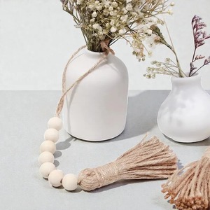 Most Selling Decorative <b>Wooden</b> Garlands Handmade <b>Rustic</b> Beads for Christmas Party and Festival Decor Available For Sale - Product Image 1