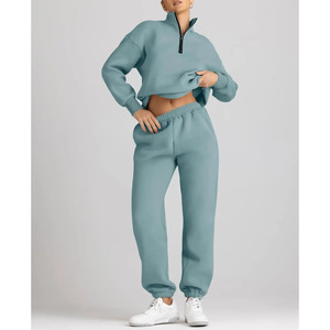 Chándal de mujer tipo pullover de manga larga, ligero, para uso diario. - Product Image 4