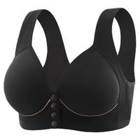 Sujetador Deportivo Sin Varillas Ligero para Mujer, Talla Grande, Alta Sujeción, Transpirable, Color Sólido, Ropa Interior Cómoda