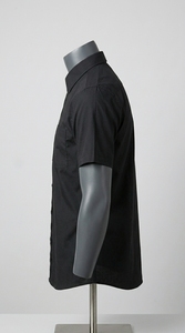 เสื้อเชิ้ตทำงานผู้ชายแขนสั้นทรงลำลอง ผ้าคอตตอนผสม ระบายอากาศดี ทรงสมาร์ทฟิต เหมาะสำหรับใส่ทำงานในออฟฟิศ - Product Image 4