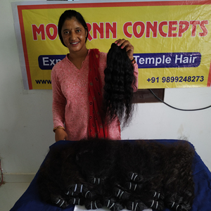 Meilleur fournisseur 100% cheveux naturels bouclés soyeux vietnamiens de haute qualité 8-36 pouces Super cheveux humains birmans doublement étirés - Product Image 5