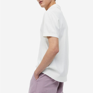 Vêtements de golf pour hommes, logo brodé personnalisé, vêtements décontractés, 100% coton, polo de golf uni pour hommes - Product Image 5