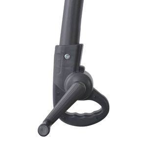 Ombrellone da Giardino Grande Inclinabile in Poliestere Verde con Base - Product Image 6