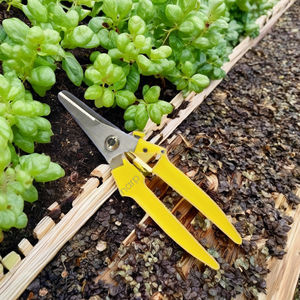 Eco-Friendly Industrial Grade <b>Garden</b> Pruning Scissors-7.5" Stainless Steel Smooth <b>Edge</b> Non-Slip OEM Handle - Product Image 1