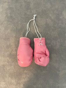 Highest Quality Custom Color Circle Shaped Mini Boxing Gloves Keyring MMA Gloves <b>Leather</b> <b>Keychain</b> Breathable Promotional - Product Image 5