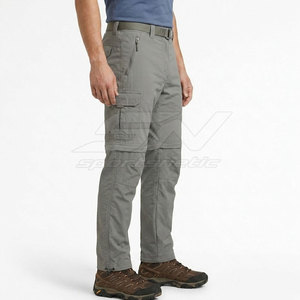 Pantalon de randonnée pour homme avec tissu extensible, poches utilitaires, coutures renforcées et coupe ajustée confortable - Product Image 6