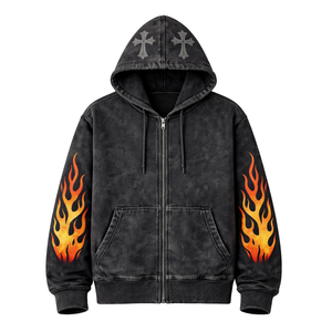 เสื้อฮู้ดดี้สำหรับผู้ชาย ผ้าฟลีซอุ่นสบาย นุ่มนวล ใส่สบาย ทรงหลวม เหมาะสำหรับใส่ลำลองทุกวันและสไตล์สตรีทในฤดูหนาว - Product Image 1