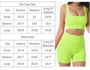 Ensemble 2 pièces de sport pour femme : soutien-gorge de sport et short de course avec logo personnalisé – Vêtements de fitness et yoga pour femmes – Livraison directe - Product Image 5