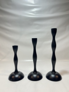 Support de bougie de Noël décoratif en aluminium massif, résistant à la chaleur, de style moderne et luxueux, pour centre de table de mariage ou de maison - Product Image 4