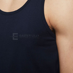 Camiseta sin Mangas para Hombre, Estilo Moderno, de Algodón y Poliéster, para Gimnasio y Fitness, Gran Venta - Product Image 5