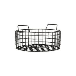 Panier de rangement multifonctionnel rectangulaire moderne en fil de fer avec poignée, support de plantes écologique pour le rangement de cuisine - Product Image 4