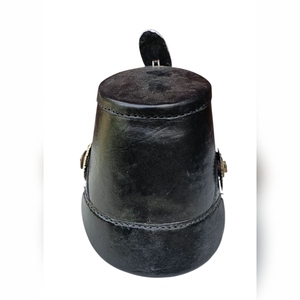 Chapeaux Shako Napoléon français pour adultes - Haute qualité, imperméables, 100% laine, avec motif uni et élégante plume, pour toutes les saisons - Product Image 3