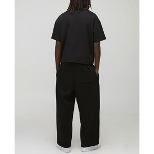 2026 New Style Men's Streetwear Tracksuit Loose Fit Short Sleeve Top & <b>Sweatpants</b> <b>Set</b> - Product Image 2