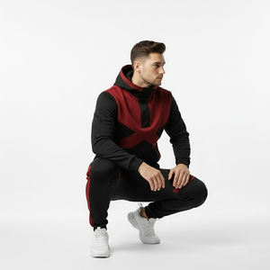 Chándal deportivo para hombre de tela transpirable y elástica de alta calidad, chándal para gimnasio, chándal para correr y fitness en venta. - Product Image 4