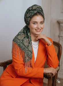 Premium Womens Silk Square Scarf Lightweight Digital <b>Print</b> Custom Fabric Fashion <b>Accessories</b> OEM Manufacturer Supplier - Product Image 5