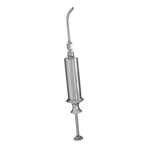 Jeringa de Irrigación Dental de 8.25 Pulgadas con Punta Curva, Instrumento Quirúrgico de Acero Inoxidable, Jeringa de Limpieza Dental de Precisión Reutilizable - Product Image 2