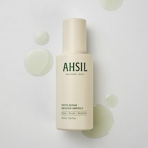 [INFINI GROW] AHSIL Phyto Repair Infusion Ampoule Sérum Visage Équilibrant et Minimisant les Pores, Contrôle du Sébum, Formule Réparatrice - Product Image 3