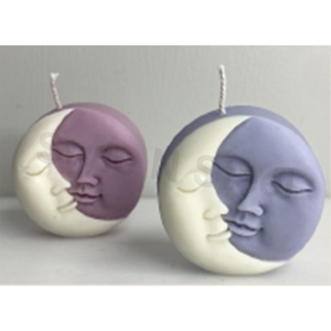 Velas de cera de soja pura MOON CANDLE, velas de té decorativas para Navidad, Pascua, cumpleaños y San Valentín - Product Image 1