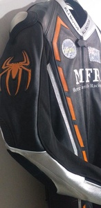 Motorbike Leather Racing Suit Heavy Leather Motorbike Suit Made In Pakistan Motorbike Wear Racing Suit - Product Image 6