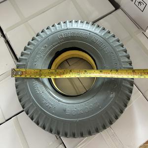 Neumático sólido Cheng Shin 3.00-4 260X85 10X3, antipinchazos, de poliuretano, color gris, para scooters de movilidad Pride Drive, Invacare, sillas de ruedas eléctricas y carritos. - Product Image 4