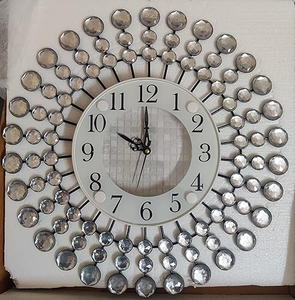 Luxury Stylish White Dial Round Shape Amazing <b>Wall</b> <b>Clock</b> Contemporary <b>Decorative</b> <b>Clock</b> for Office Desk and Interior - Product Image 5