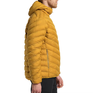2025 <b>Winter</b> Wear Cheap Price Custom <b>Winter</b> Outdoor Unisex Stand Collar Patchwork Yellow Color Puffer <b>Jacket</b> - Product Image 2