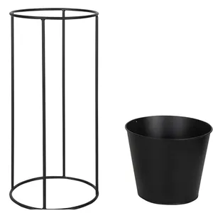 Vase à fleurs décoratif en fer forgé fait main de qualité supérieure, élégant support floral pour hôtels, restaurants gastronomiques, centres de villégiature de luxe - Product Image 4