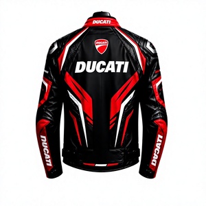 Men’s Rucati Cowhide Leather <b>Racing</b> <b>Jacket</b>/Chaqueta MotoCP Style CE Level 2 Armor Motorcycle Track Riding Protective Gear CE - Product Image 3