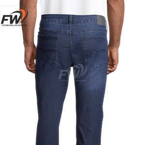 Jean en denim coupe droite et régulière pour homme, vente en gros OEM, nouvelle collection, style décontracté vintage, jean évasé en denim ciré pour homme - Product Image 4