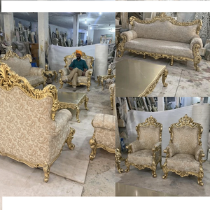 Juego de sofás de diseño superior para apartamentos de lujo Muebles de sala de estar de lujo elegantes Juego de sofás de sala de estar Royal Mansion de lujo - Product Image 1