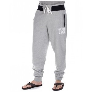 กางเกงวอร์มผู้ชายสีดำ/แดง ทรงขาบาน ไซส์ S ผ้าไนลอน/คอตตอนน้ำหนักเบา เอวยางยืด กันยับ สวมใส่สบาย สามารถสกรีนโลโก้ได้ - Product Image 1