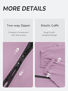 ผู้ผลิตเสื้อแจ็คเก็ตกันลมแบบ OEM สีสันตัดกัน เสื้อแจ็คเก็ตกันลมสำหรับผู้หญิง น้ำหนักเบา สำหรับเล่นกีฬา กันน้ำ มีฮู้ด - Product Image 5
