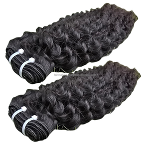 Extensiones de Cabello Remy con Trama, Cabello Humano Indonesio Negro Natural Rizado, 100% Doble Trama, 100g - Product Image 3
